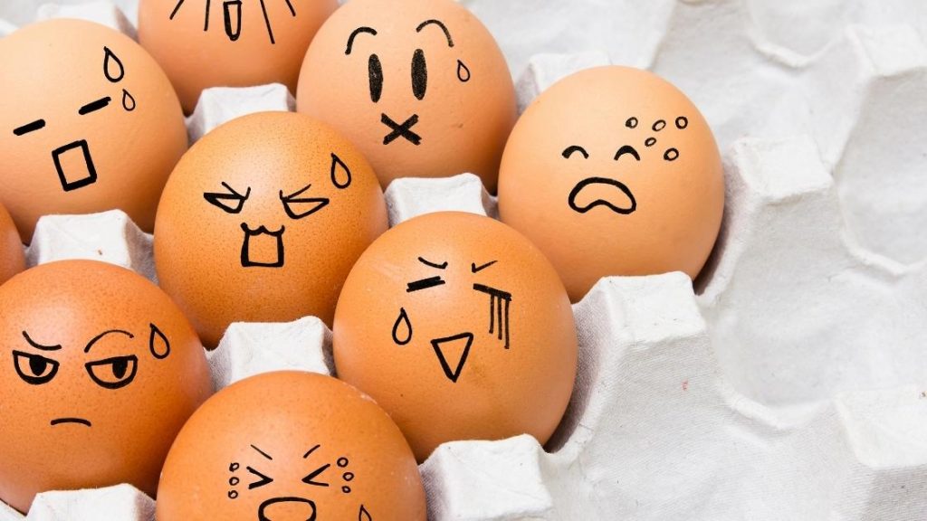 What is Your Go-to Emotion eggs with emotional faces